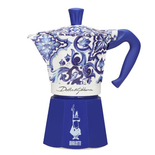 Bialetti Moka Express 6 Cup D&G Blu Mediterraneo
